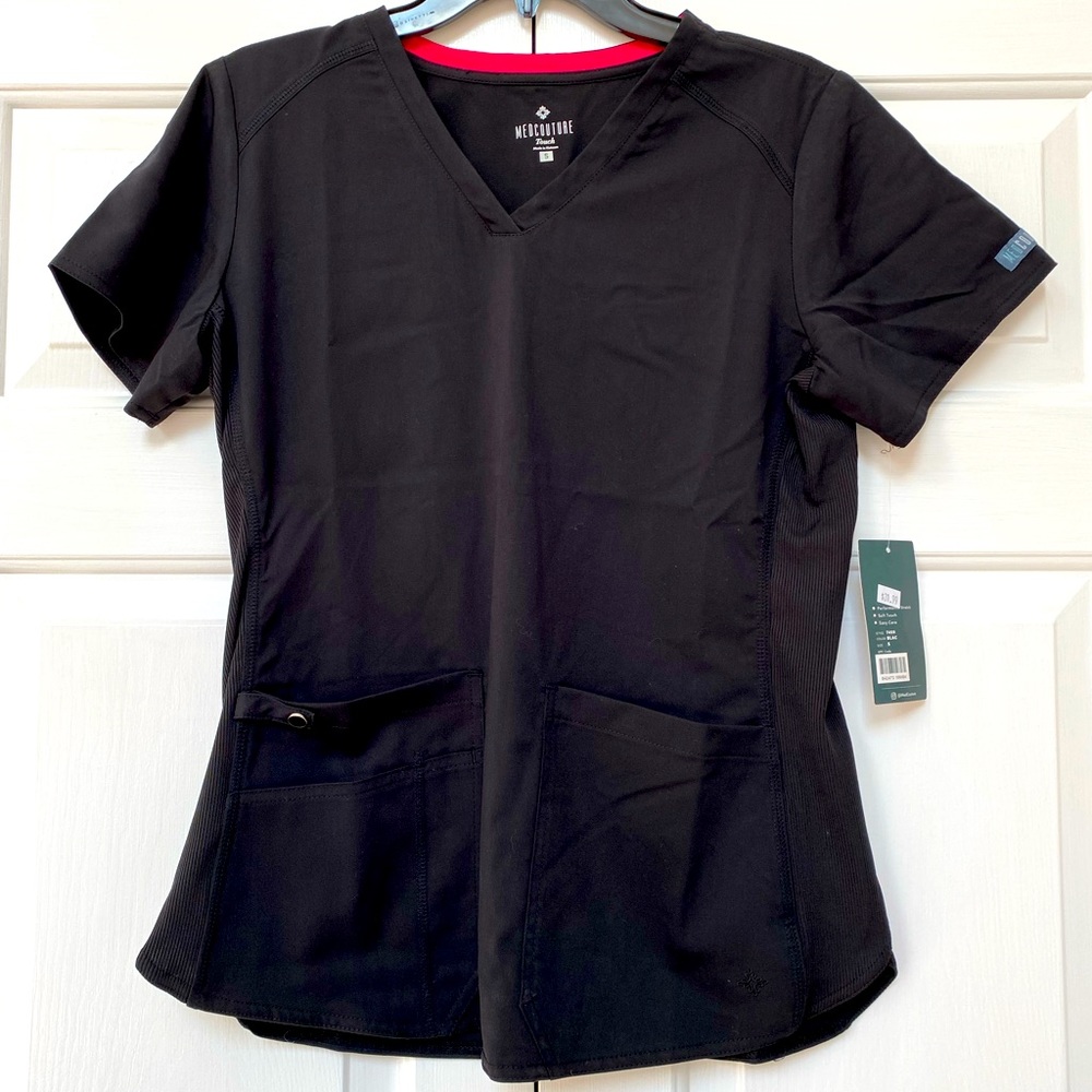 Med Couture NWT Women’s Black Jogger Scrub Set